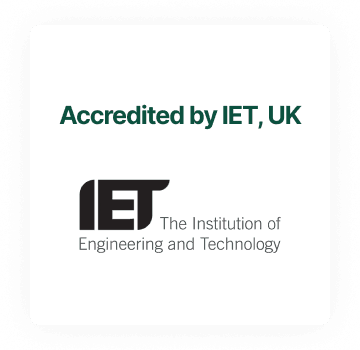 Accredited by IET, UK