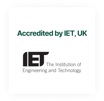 Accredited by IET, UK